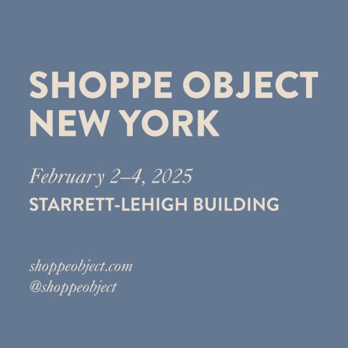 【2025年2月2-4日】 Shoppe Object SAIKAIブースにて展示されます